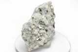 Colorless Apatite, Quartz, and Pyrite Association - Peru #220824-2